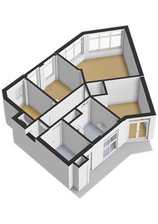 Floorplan - Reinwardtstraat 34, 2522 AD Den Haag